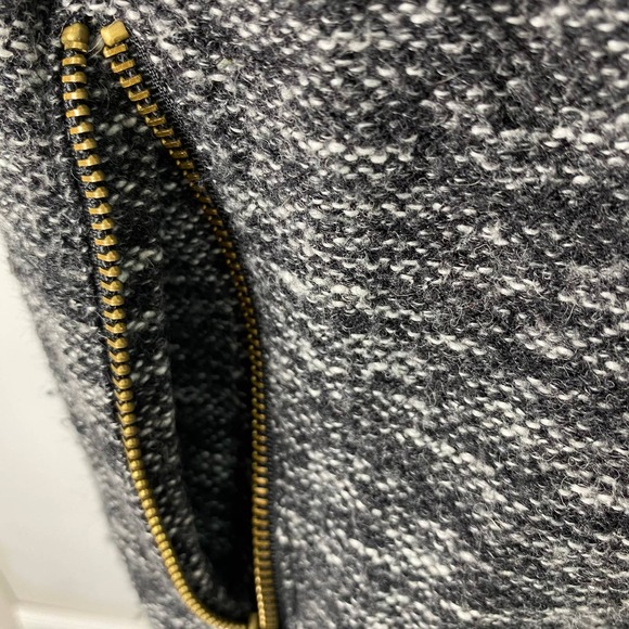 BB Dakota Demi Hoodie Jacket Open Cardigan Black Marled Pockets Womens Sz XS - Picture 7 of 11